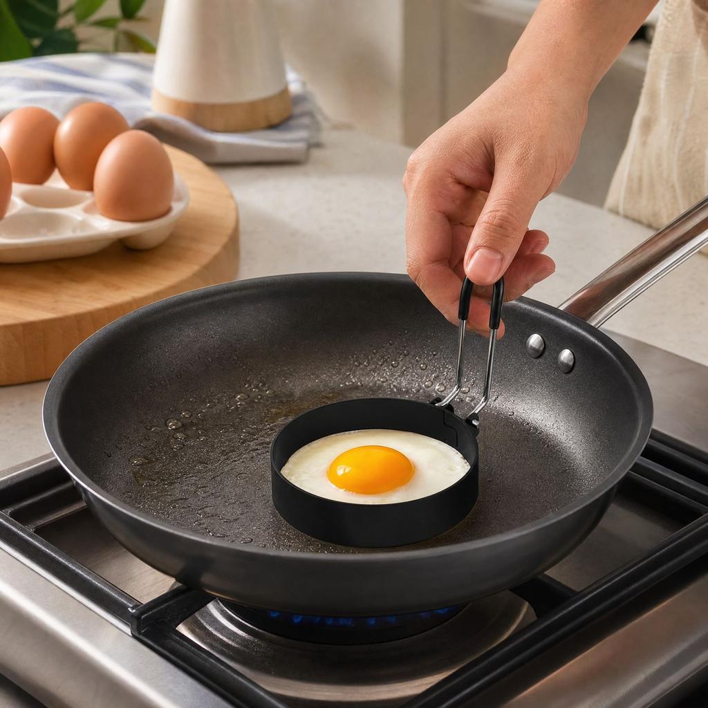 Round Egg Frying for Perfect Egg - Kitchen Cooking Tool
