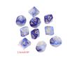 10pieces/set Acrylic Dice Set Polyhedral D10 10 Sided 15mm Dice for RPG Game Gift Party Role Play Game
