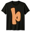 Lowercase T Alphabet Letter Unisexs TShirt Unisexs Tee Initial Graphic Unisex Top