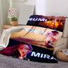 1pc Kpop Rumi Zoey Mira print blanket soft bedding sofa bedroom home decor fan goods q95