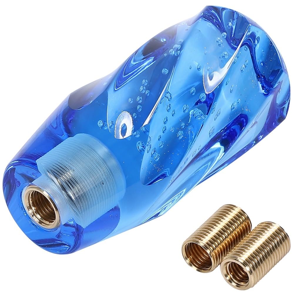 

FUPUTWO, Crystal Shift Knob, Universal Octagonal, Bubble, Twist, Sparkle, Transparent, Custom (3.9 inches (10 cm), Blue) 10cm синий