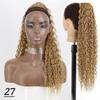 MISSQUEENSynthetic Long Kinky Curly Ponytail Hair Extension Clip-In Drawstring Ponytail Wig Ponytail For Women Wear