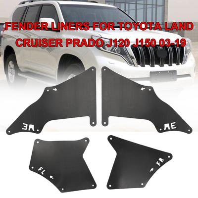 Mudguards Fender Splash Guards Mud Flap Front Rear Car Mud Flaps For Toyota Land Cruiser Prado 2003-09 Car Accessories 4pcs/set