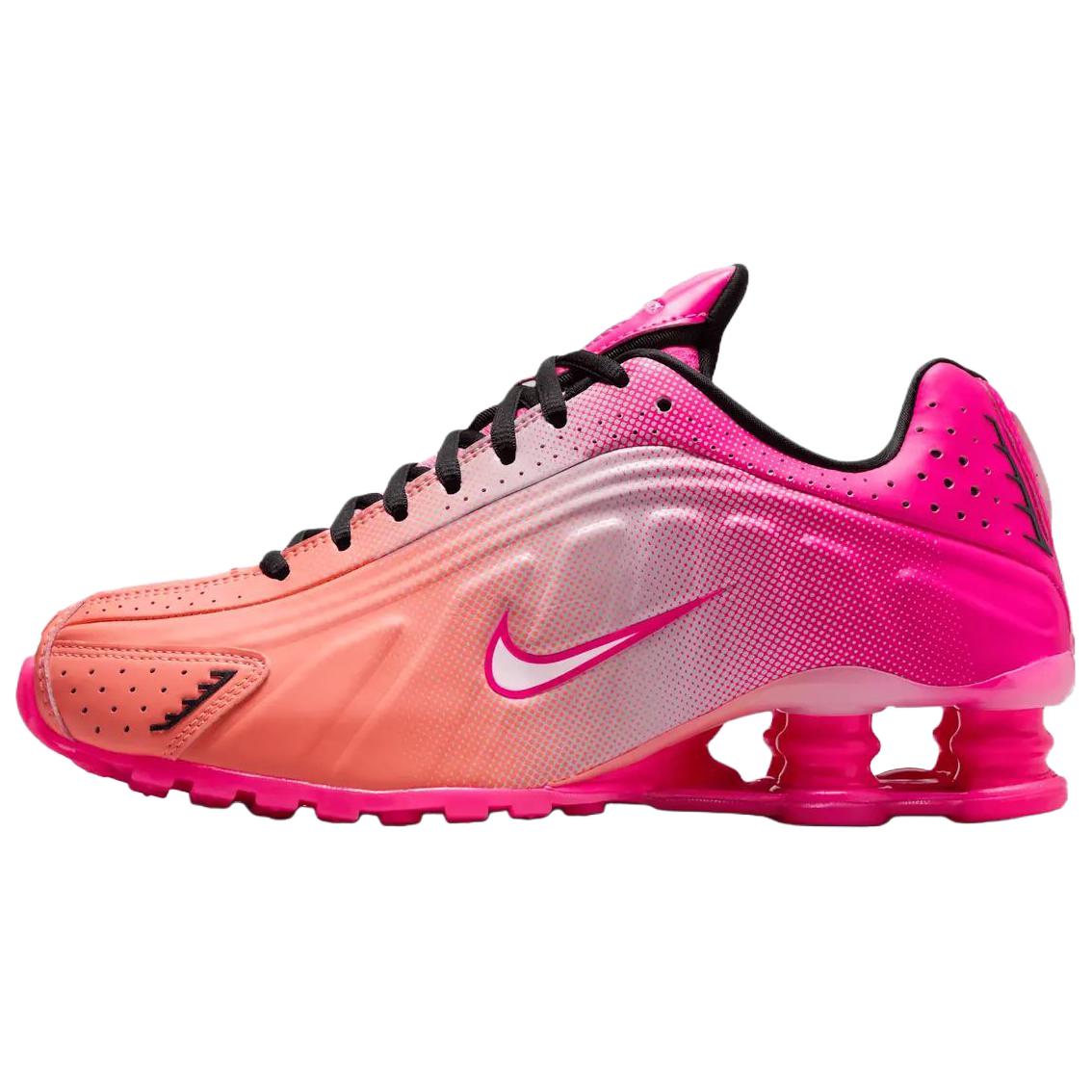Nike Shox R4 Hyper Pink Melnas