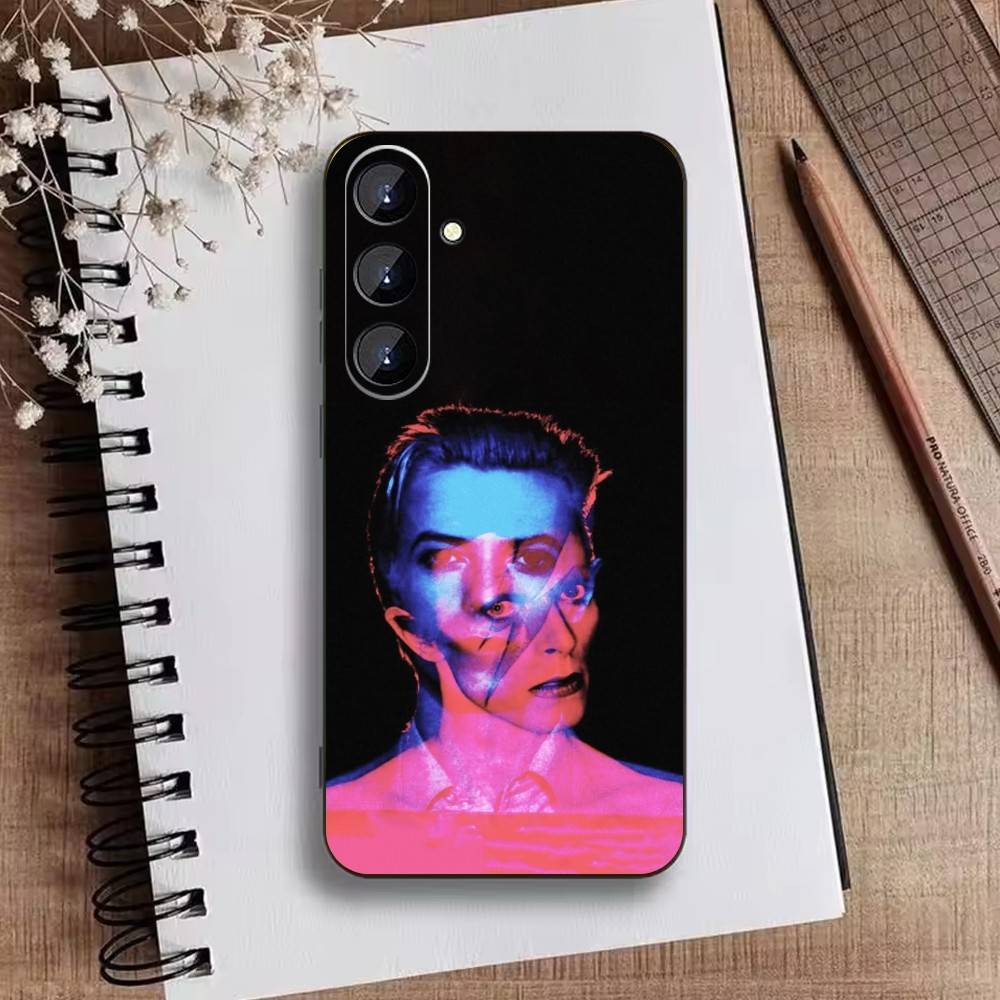 

Singer S-David B-Bowie Phone Case For Samsung Galaxy A73,A21s,A22,A31,A52,A53,A71,A41Soft Black Shell Samsung a12