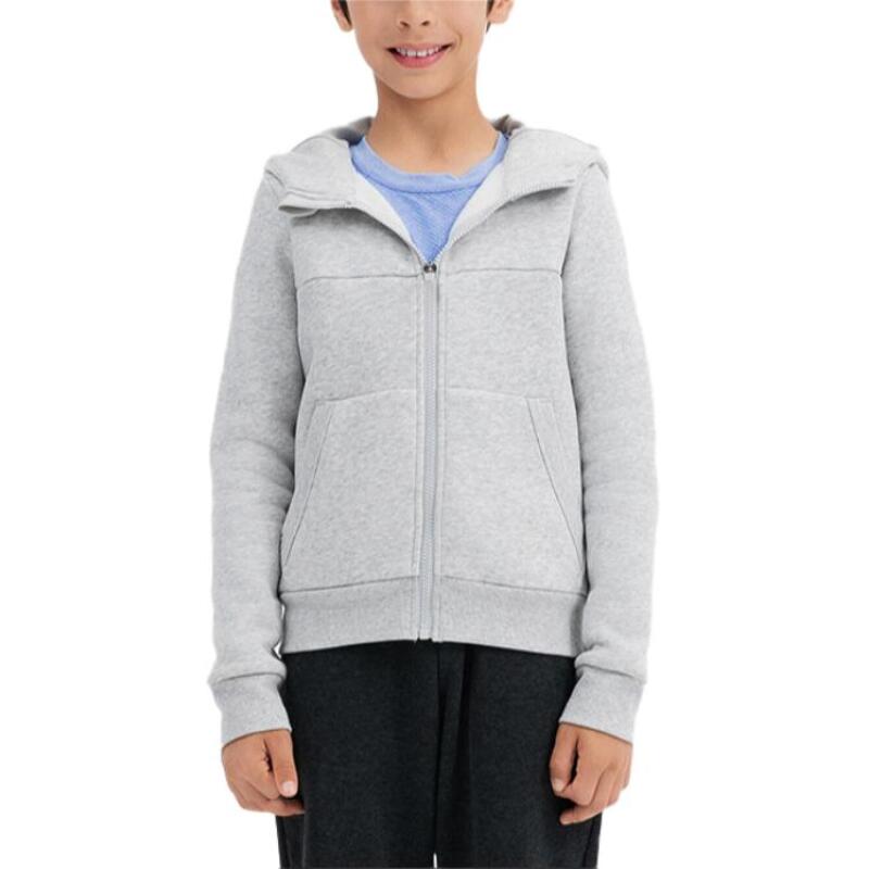 

DECATHLON Sweatshirt 900 Warm Fleece Hooded Jacket Grey Teen 131-140 серый