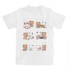 Anime Cartoon Panda Bear Bubu and Dudu T Shirt Kawaii Graphic Printed T Shirt Fashion Crew Neck Plus Size T Shirt Unisex