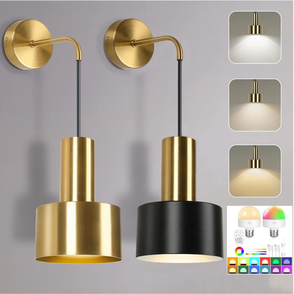 Wireless Battery-Powered Wall Light for Bedroom, Living Room, or Corridor
