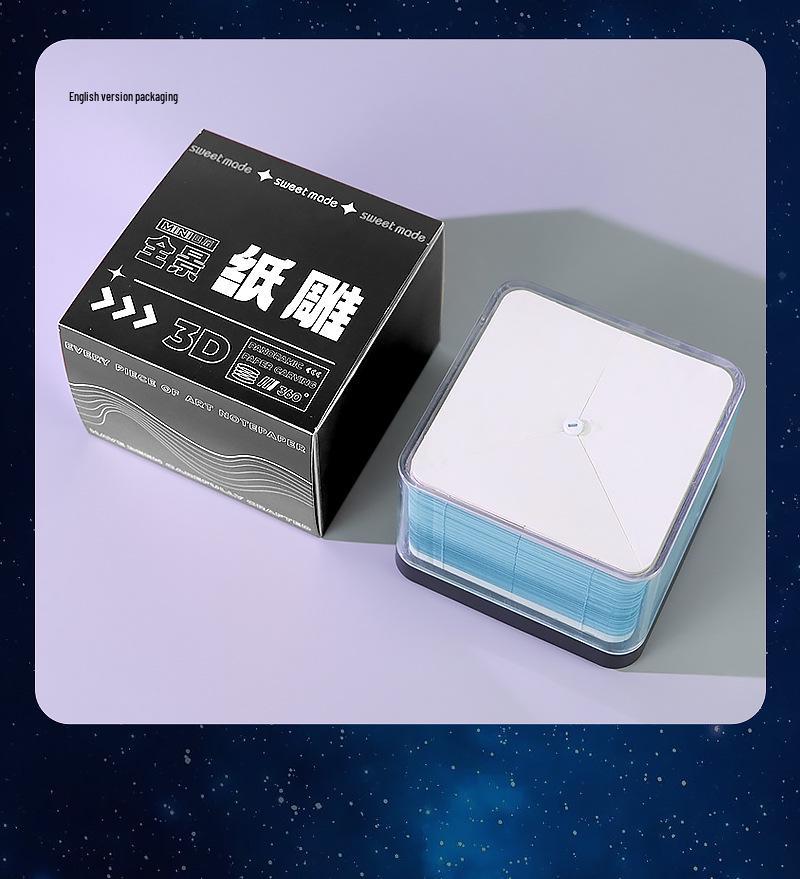 Eco-Friendly 2026 Earth Day 3D Paper Carving Calendar & Creative Desktop Ornament Sticky Note Pad