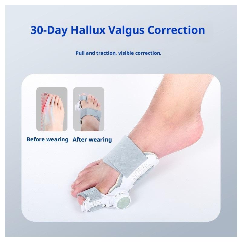 Adjustable Bunion Corrector - Silicone Toe Spacer for Hallux Valgus Discomfort, One Size
