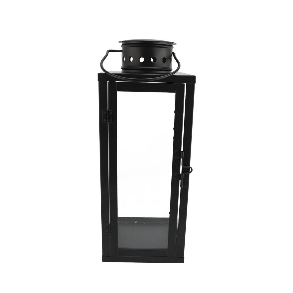 Iron Candle Lantern Vintage Decorative Metal Hanging Candle Holder for Living Room Courtyard