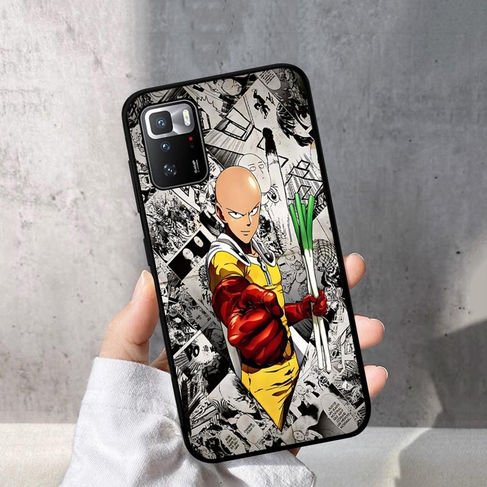 One Punch Man Phone Case For Redmi Note 4 X 5 A 6 7 8 T 9 9S 10 11 11S 11Epro Poco M3 Pro