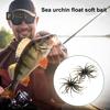 2 Bucăți 6.88CM/1.7G Momeală Moale Arici de Mare cu Fuste de Înot Colorate Atracție Artificială Accesorii Pescuit Bass Walleye Păstrăv Apă Sărată Apă Dulce