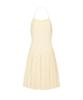 Lulu Seoul Nylon Halter Neck Dress (Butter)