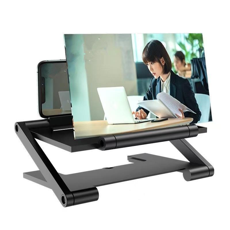 HD 3D Video Magnifier Phone Screen Expander Handsfree Amplifier for Watching Sports At Home or Picnic