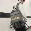 Students Schoolbag Large Capacity Junior High School Backpack Women's Letter Backpack