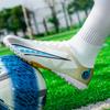 Men's Large Size High-top Football Shoes Long Nail Anti-slip TPR Artificial Lawn Children Football Boots