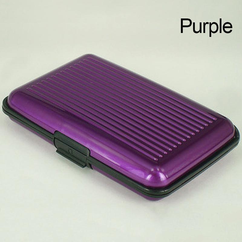 

Подвеска 8 цветов Anti-RFID модный кошелек для карт 1 шт. новый бизнес кредит хранение сканирование многоцветный водонепроницаемый карта креативный защитный держатель удостоверение личности фиолетовый