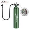 Ctrepower Tubeless Tire Air Bottle Tire Booster with Pressure Gauge & Valve Fast Inflator for MTB & Road Bicycle Vacuum Tires
