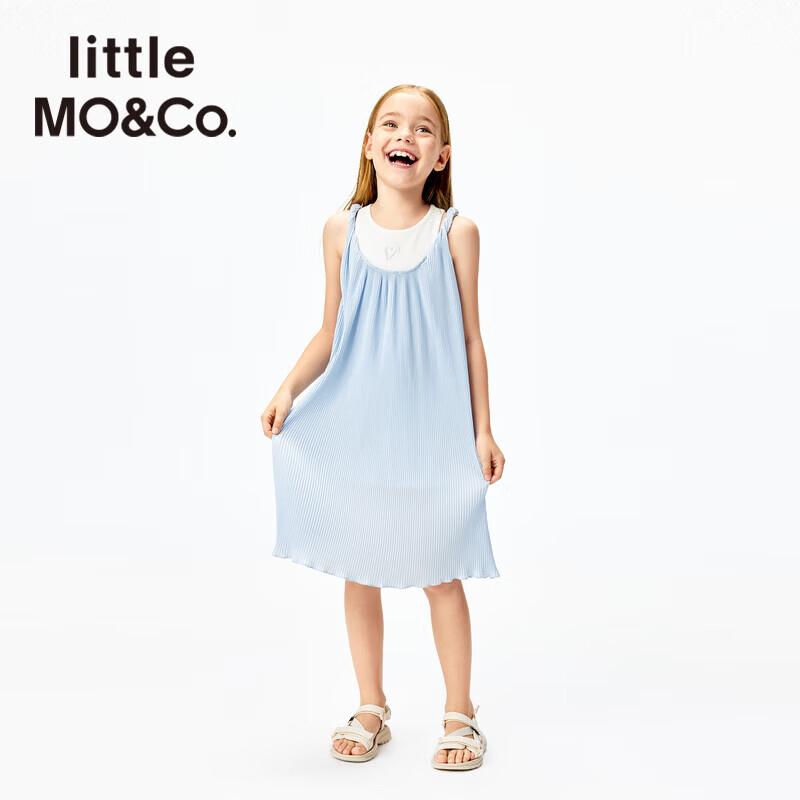 little MO&Co. Girls  Two-Piece Sweet & Cool Sleeveless Dress 110