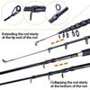 Travel Fishing Rod Baitcasting Fishing Reel Combo Telescopic Casting Fishing Rod 12+1BB Fishing Reel