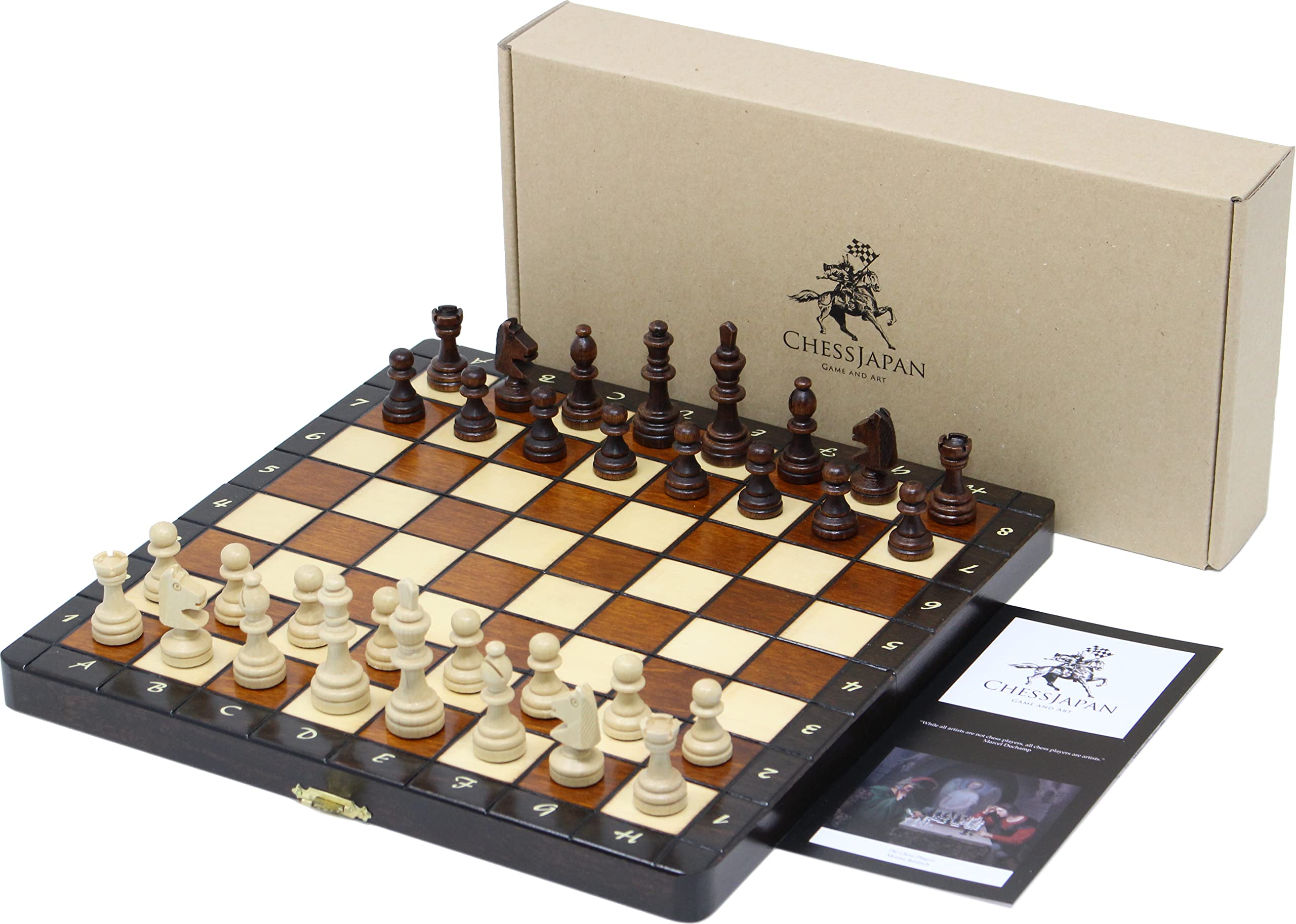 

ChessJapan Шахматы Премиум Магнитные 28см Деревянные Магнитного Типа