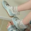 Chic French Lace Trim Socks: Sweet Miu-Style Ankle Socks for Spring & Summer