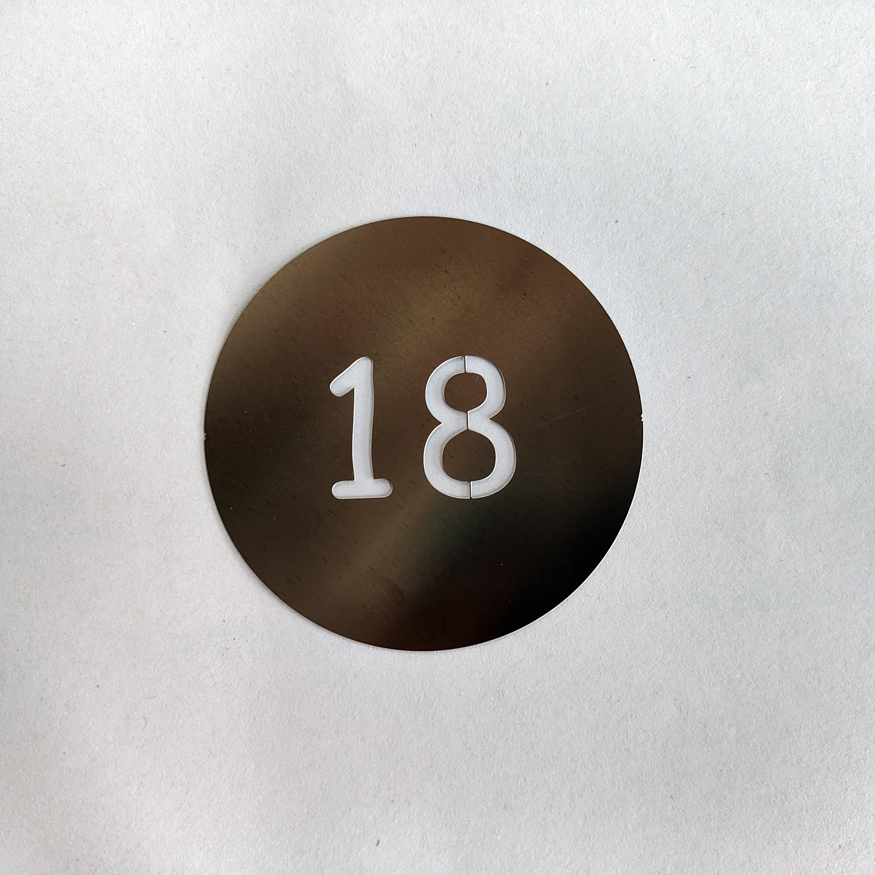 

Birthday party bar mitzvah age commemoration day number gobos 60mm stainless steel insert Arabic numerals Projection metal sheet