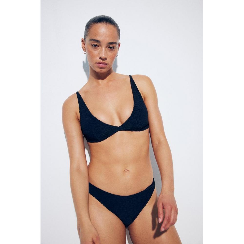 

Топ бикини с треугольными чашками HM, черный