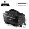 Bicycle Trunk Pannier with Reflector & Shoulder Strap Saddle Seat Bag Carrier Bicycle Bag for Commuter Travel Outdoor Storage