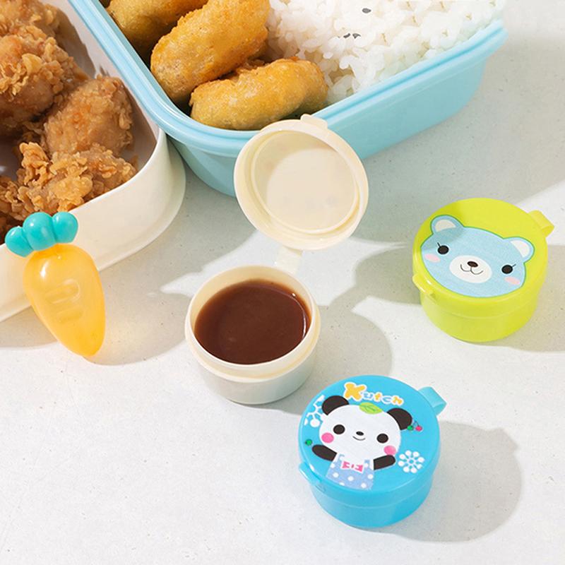 Cute Mini Seasoning Sauce Bottle Portable Ketchup Salad Dressing Container Bento