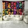 Dangan Ronpa Anime Wall Tapestry Aesthetic Wall Hanging Printed Fabric Blanket Decorative Tapestries for Bedroom Living Room Home Decor