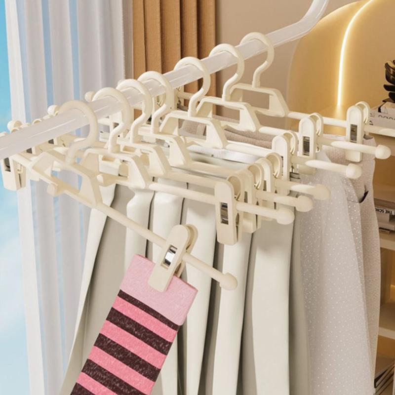 Rock-Kleiderbügel, verstellbare Hosenclips, platzsparende Kleiderbügel, rutschfeste Fix-Clip-Kleiderbügel, Rock-Kleiderbügel, Kleiderschrank-Organizer