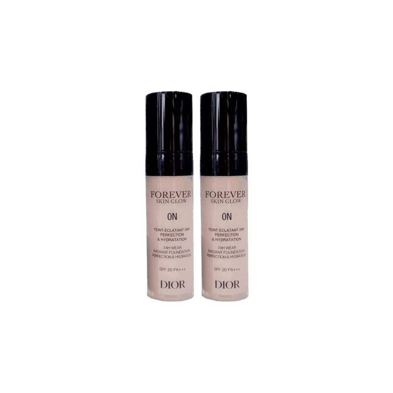 

Набір пробників тонального крему Dior Forever Skin Glow 0N 5ml*2
