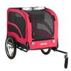Dog Bike Trailer, Supports up to 45 kg, Pet Cart Bicycle Carrier for Small & Large Dogs, Easy Folding Frame with Quick Release Wheel, Universal