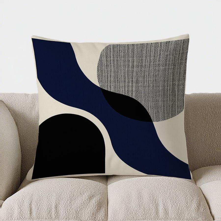 Heimdeko Modernes Geometrisches Muster Dekorative Kissenhülle für Sofakissen, Schlafzimmerkissen, Autokissenbezug