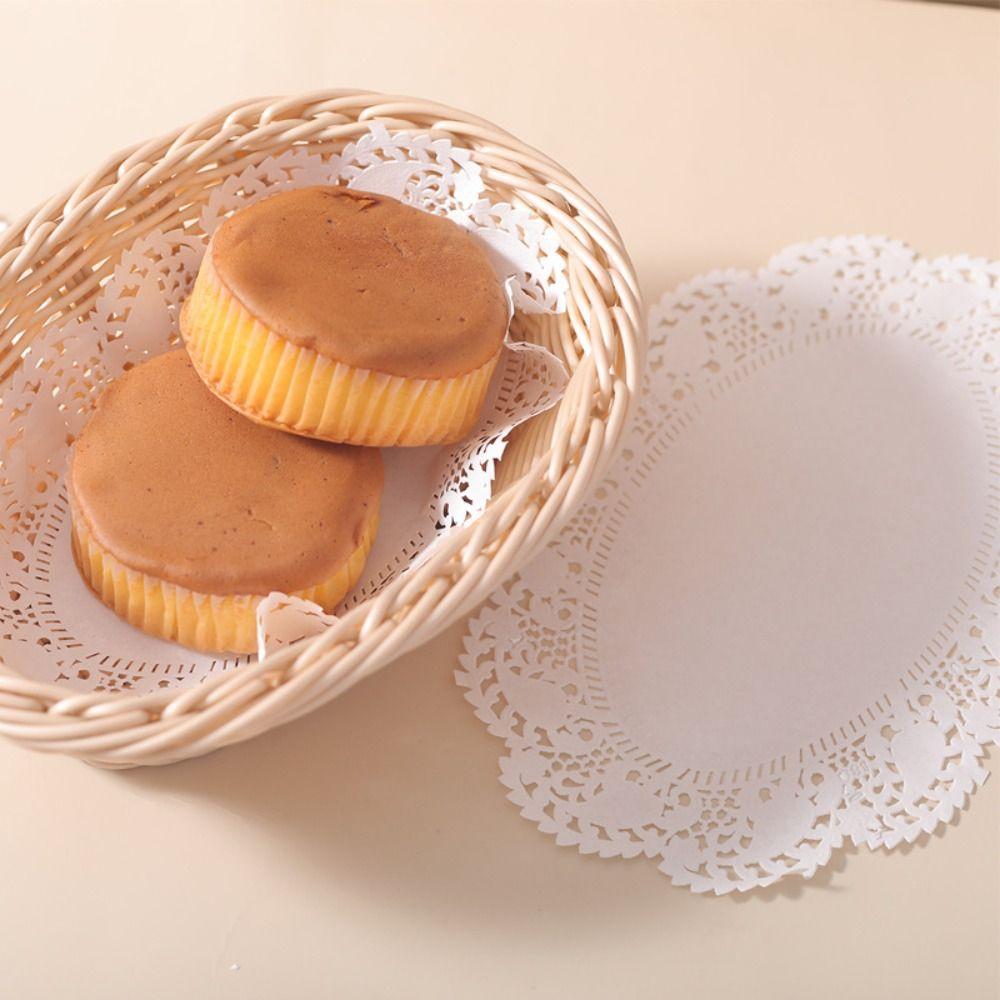 150pcs Lace Doilies Baking Paper Multi-function Placemats New Table Decoration Mat