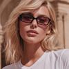 Ruiao Women Small Square Sunglasses Retro Fashion UV400 Sun Glasses for Women Luxury Brand Designer Eyewear Female Shades