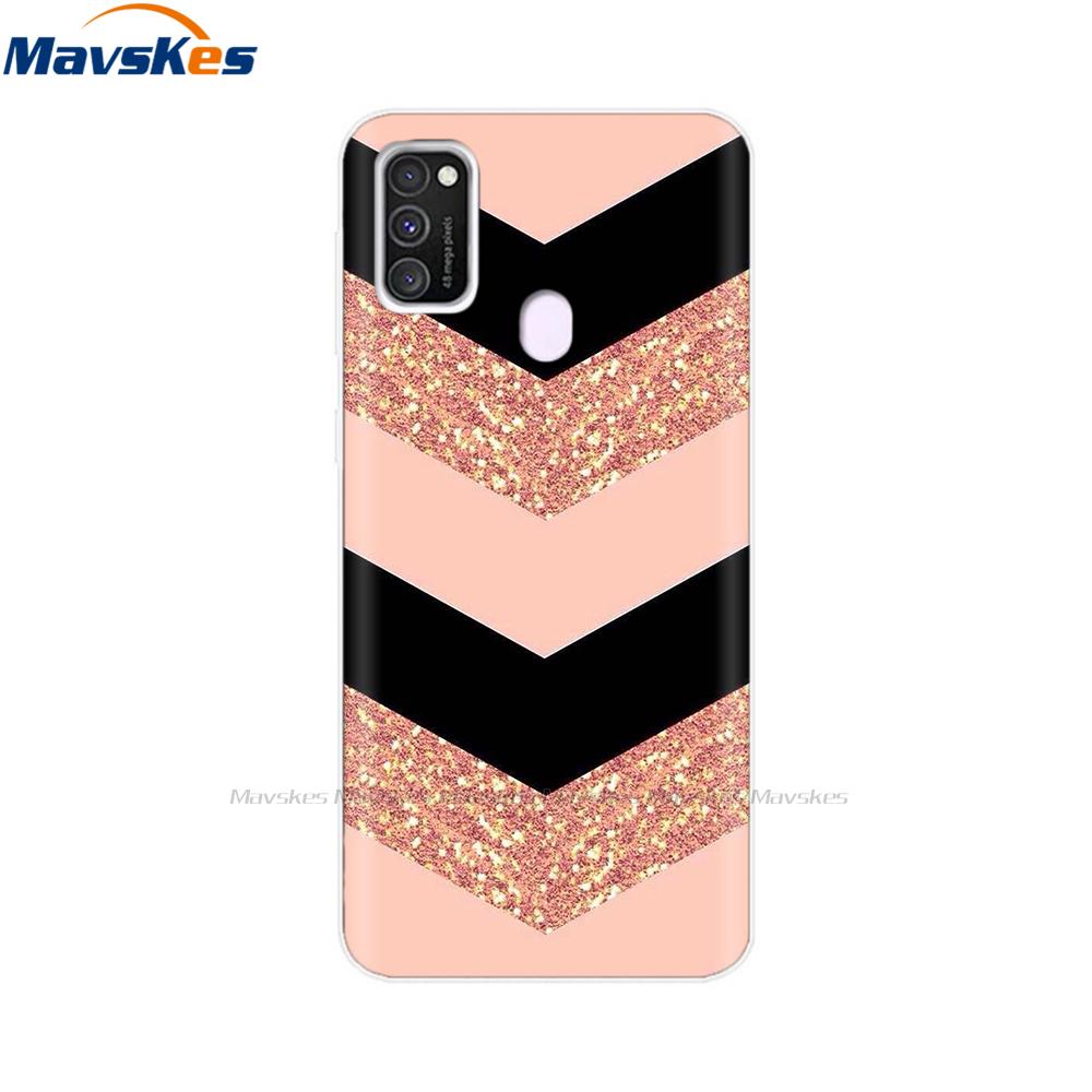 For Samsung Galaxy M21 Case Back Cover Soft Silicone TPU Phone Case For Samsung Galaxy M20 M21 M30 M30s M31 Case Cover Bumper