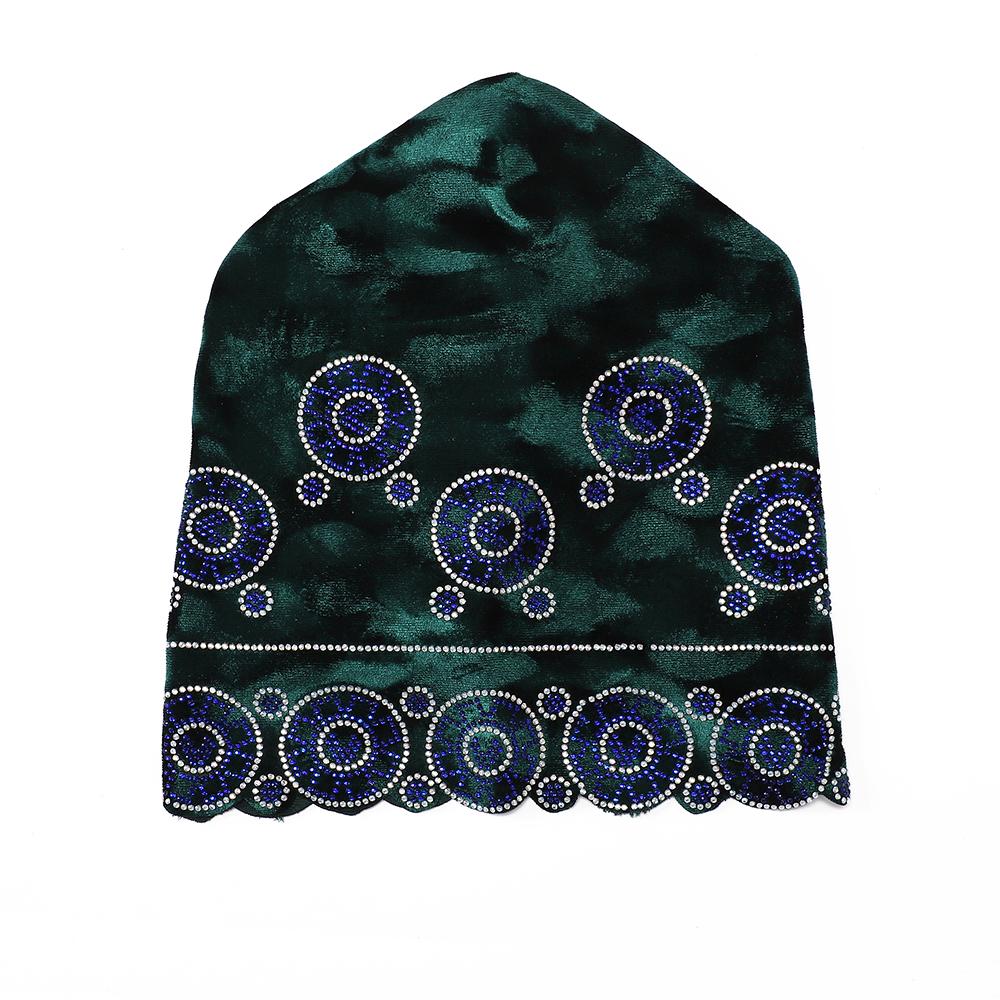 Fashion Turban Cap For Women Muslim Hijab Cap Islamic Headscarf Bonnet African Diamonds Head Wraps Bonnet Cap