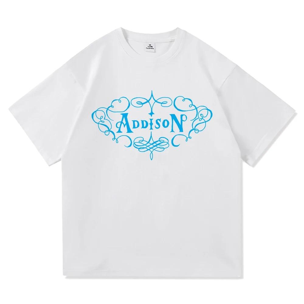 Addison Rae AddisonT Graphic Tee 2025 New Album Merch Vintage Harajuku Style Unisex Premium Cotton Women And Men Tshirts