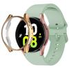 Silicone Strap+TPU Case for Samsung Galaxy Watch 5 44mm 40mm/4 44mm 40mm Sport Wristband for Samsung Watch 5/4 Protective Shell