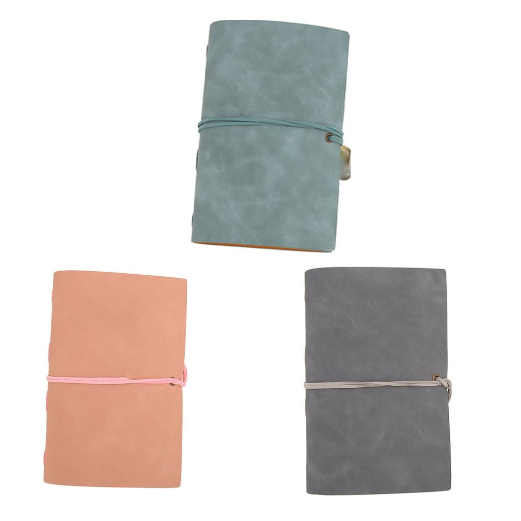 80 Sheets Loose Leaf Notebook Detachable PU Leather Cover 6   Notebook Spiral Notebook for