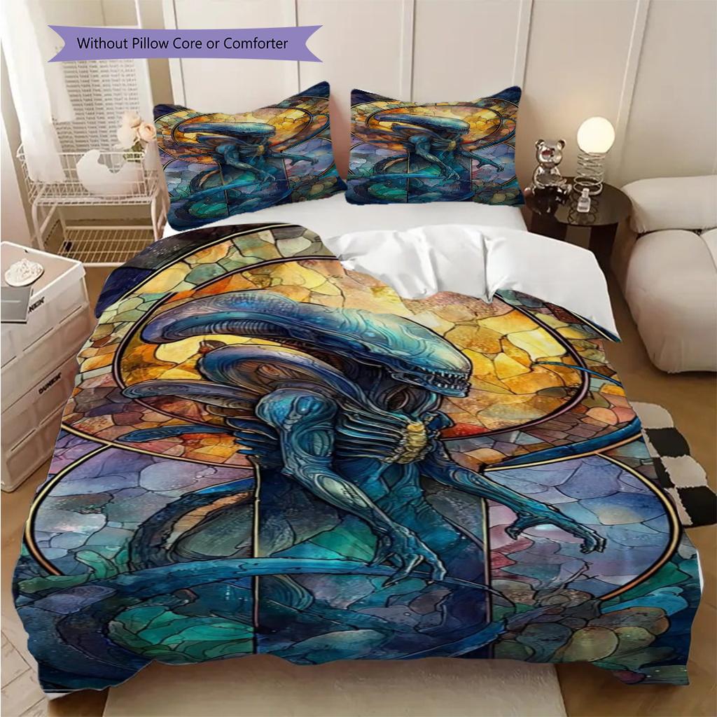 Predator Adventure Threepiece Set 1 Duvet Cover 2 Pillowcase Without Core Duvet Cover And Pillowcase Christmas Birthday Gift Bedding Set