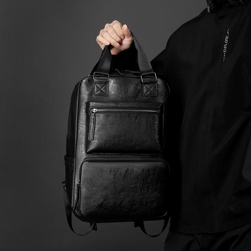 Business Backpack Men's Large Capacity Travel Bag Computer Backpack Junior Senior High School Student Schoolbag