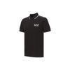 Emporio Armani EA7 SS24 Logo Print Casual Short Sleeve Polo Shirt Men tops Black 3RPF20-PJ03Z-1200