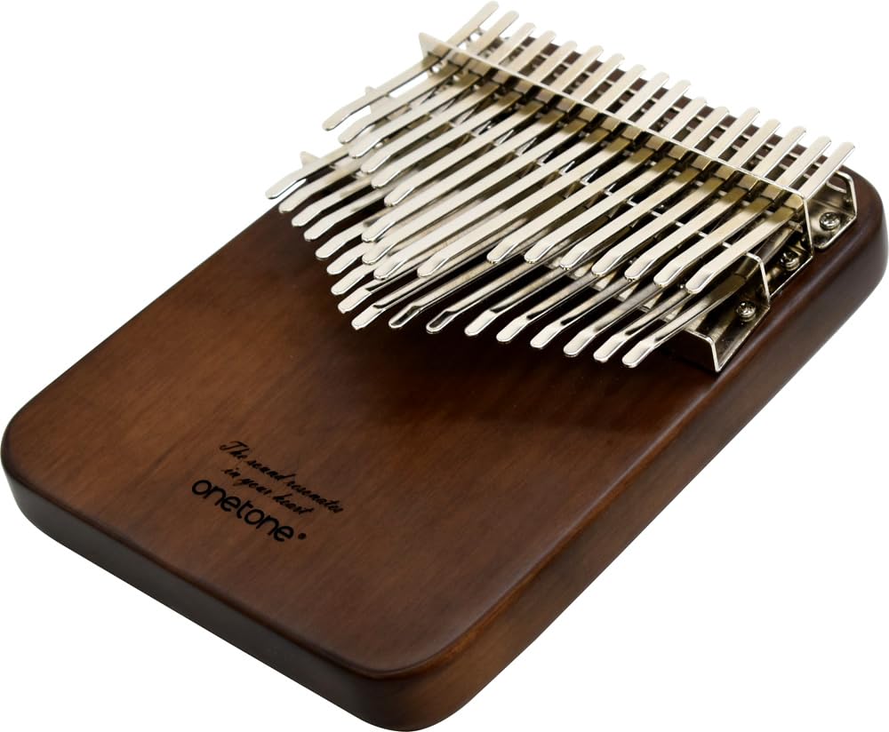 ONETONE One Tone Kalimba 34 Touches Débutant Set Noyer Noir Matériau Réglage Clé Réglage (Piano à pouce) OTKLS-34/BWN [Cas spécial/Nettoyage