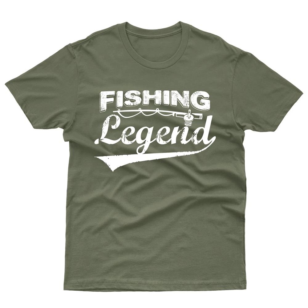 Fishing Legend Angling Funny For Fisherunisex Top Tee Shirt S