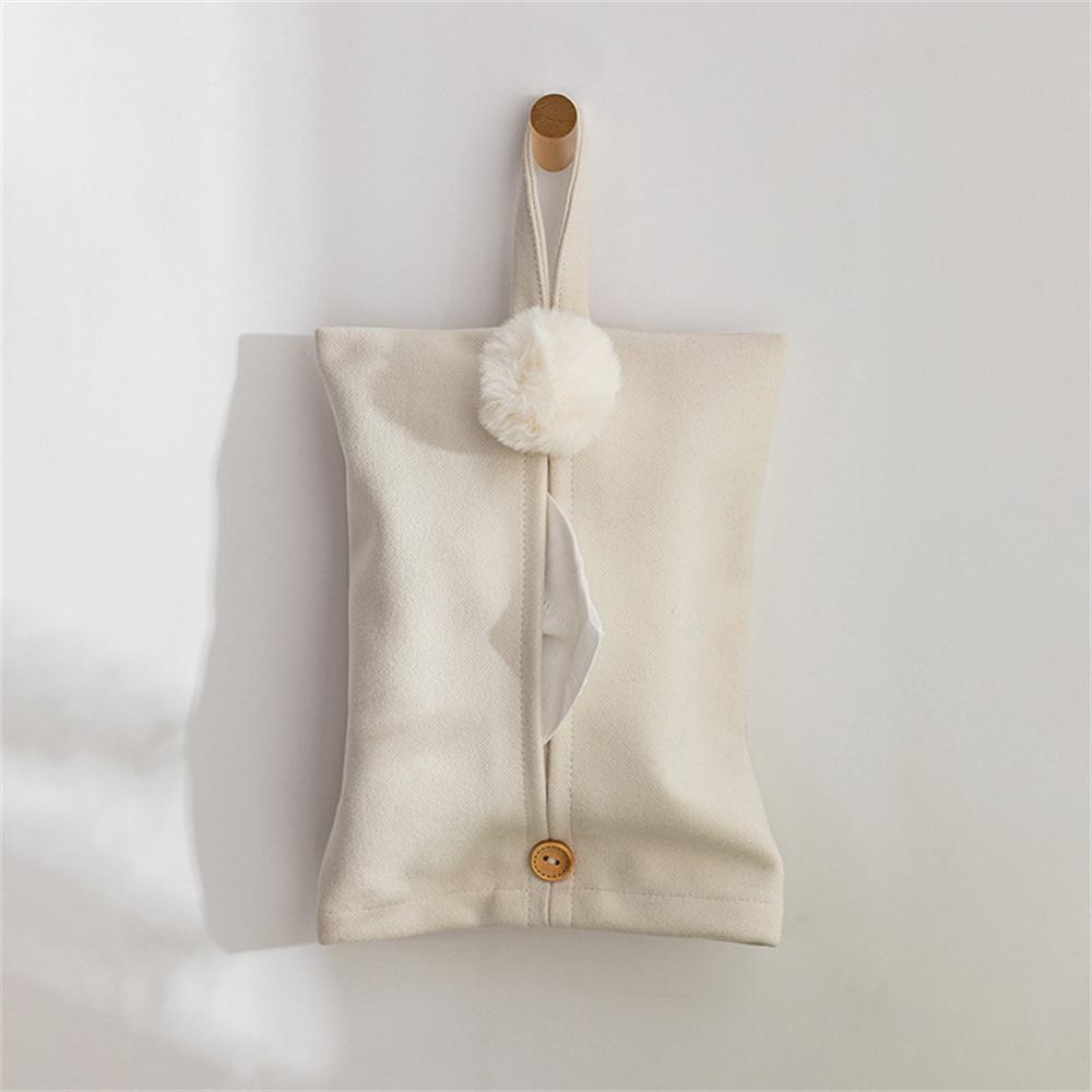 Porta fazzoletti in tela appeso in stile giapponese, scatola portaoggetti per auto, asciugamano, tovaglioli, dispenser di carta, scatola portaoggetti, decorazione da tavolo