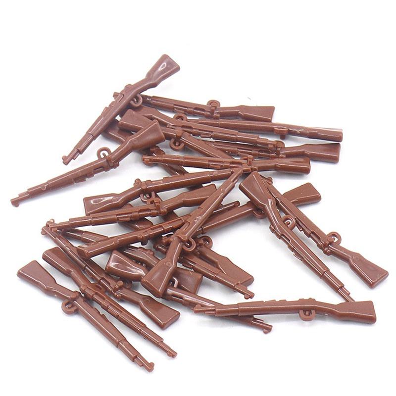 MOC Militär SWAT Waffe WW2 Spielzeugpistole Sandsackkanone Bausteine Ziegel Spielzeug für Kinder Kinder Geschenke DIY Spielzeug Militär